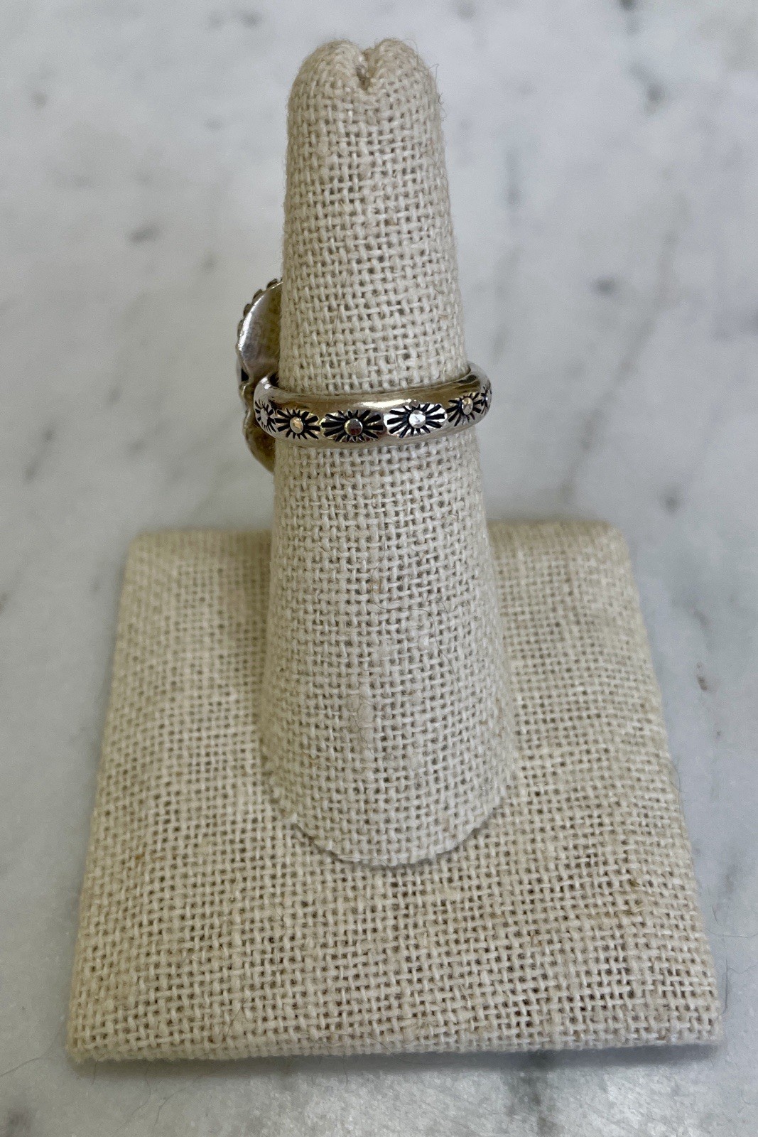 D. Robert Smith Signed SS Ring~ Native American, … - image 6