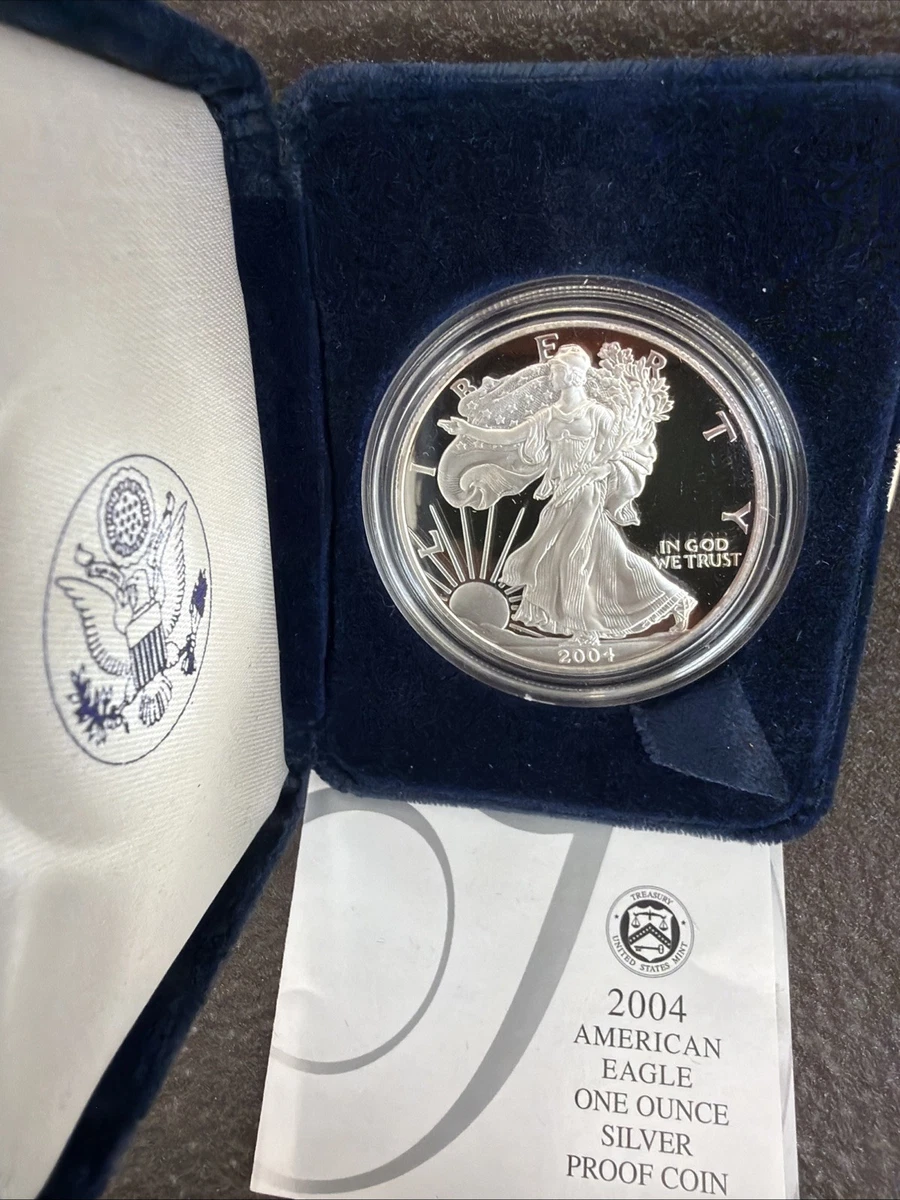 シルバーアメリカンイーグル 2004年 未流通 American Eagle Uncertified 2004 Silver Bullion Coins for sale | eBay