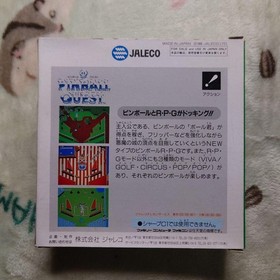 Pinball Quest Famicom NES Japan Import Boxed With Manual
