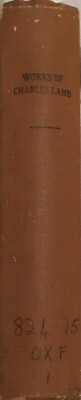 The Complete Works of Charles Lamb 1940 Charles Lamb Hardcover Vintage Very Rare