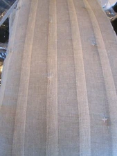 West Elm Hemp Cotton Hazy Stripe Coverlet Full Queen Misty Gray 1 Euro sham New