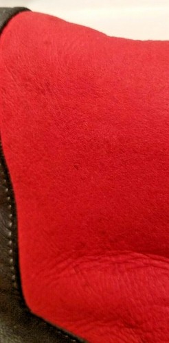 Vintage 1980's Men XL Urban Hip Hop Patch Work Shearling 100% Sheep Skin Jacket - Picture 12 of 12