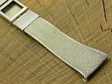 Vintage Kreisler Calendar Watch Band 19mm Stainless NOS Unused Bracelet USA