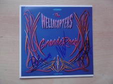 The Hellacopters autographs signed CD cover "Grande Rock"
