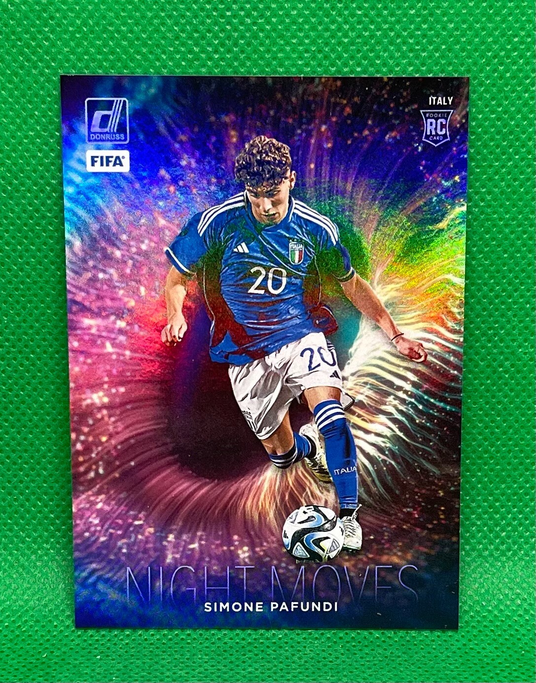 2023-24 PANINI DONRUSS SIMONE PAFUNDI NIGHT MOVES ROOKIE RC #21 ITALY