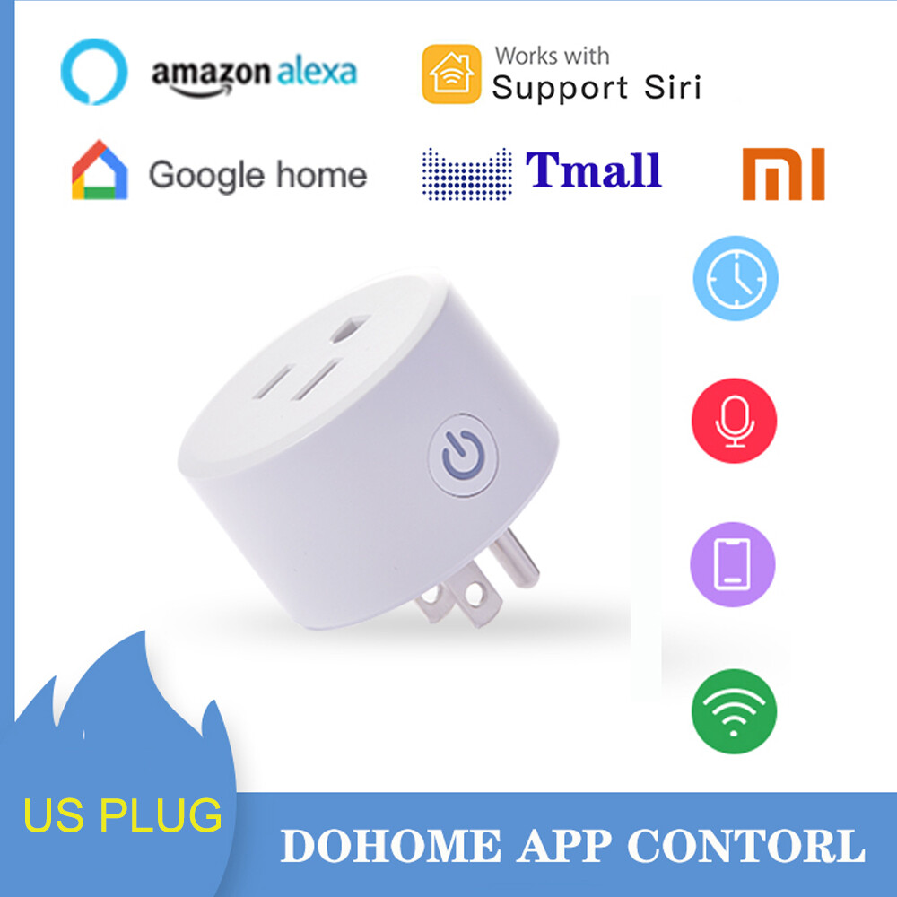 Smart Plug WiFi Outlet Socket Remote Control Timer HomeKit Alexa