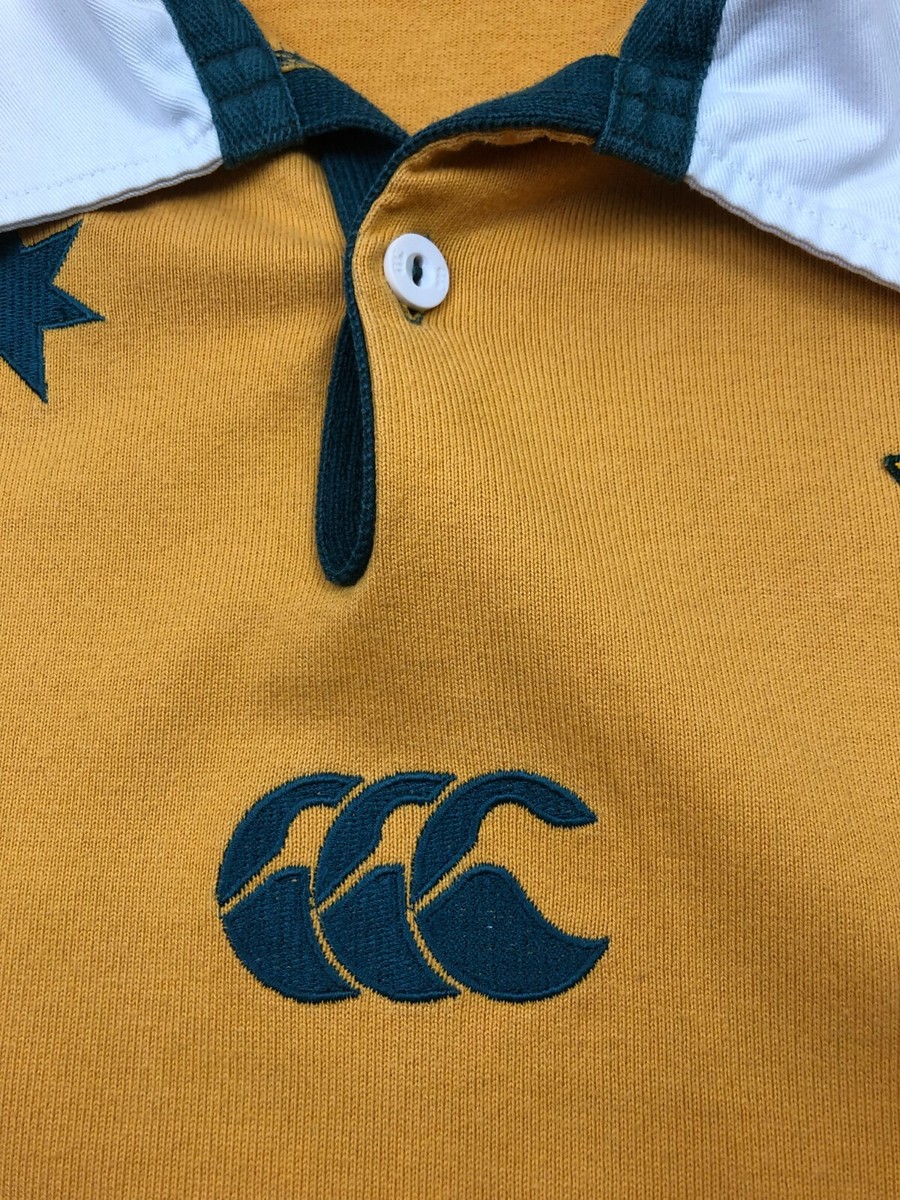 90s Canterbury Wallabies Jersey ラガーシャツ Canterbury Australian Wallabies Rugby Polo Shirt Small Rugby