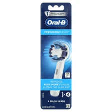 Oral-B Precision Clean Replacement Toothbrush Heads Value Pack-4 Count