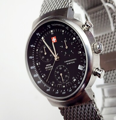 Men's SWISS Vintage CHRONOGRAPH Watch SWISS MILITARY by Chrono 14700