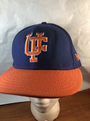 New Era 59Fifty Blue Orange Fitted Hat 