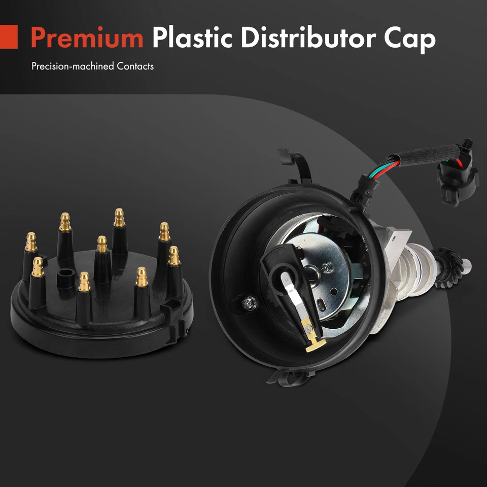 Distribuidor de ignição com tampa e rotor para Ford F-150 1990-1995 F-250 F-350 V8 5.8L - Imagem 4 de 4