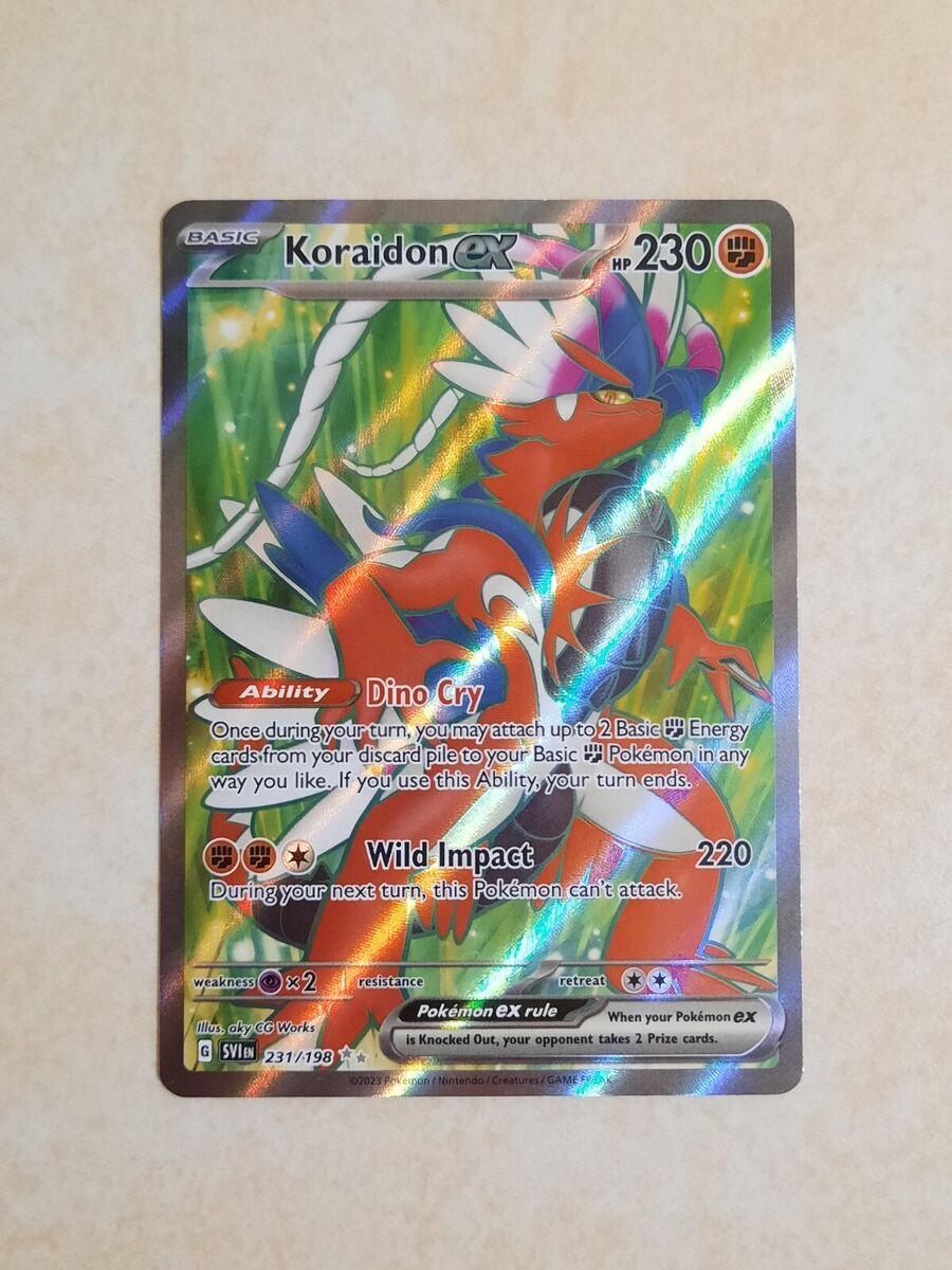 Koraidon ex sv1 231  Pokemon TCG POK Cards