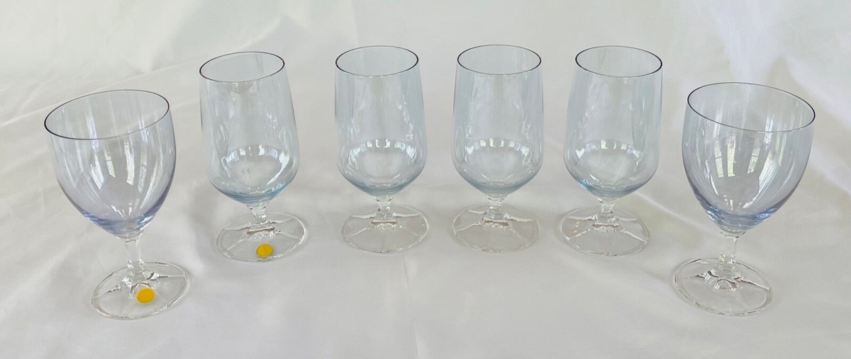 VINTAGE German Wine Glasses Crystal 16 oz. & 12 oz