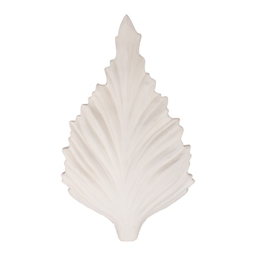 foliage ceramic leaf wall light can be painted to desired colour natural world - 第 1/1 張圖片