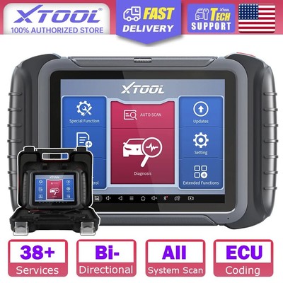 XTOOL D8 OBD2 BiDirectional Scanner Full Diagnostic Scan 38+Services E.CU Coding