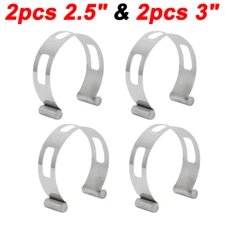4pcs Exhaust Intake Pipe Tacking Bands for welding/fabrication 2.5" & 3.0" Size