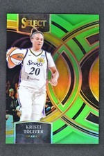 Kristi Toliver 2024 Panini Select WNBA Neon Green Prizms Sparks #/75 #171