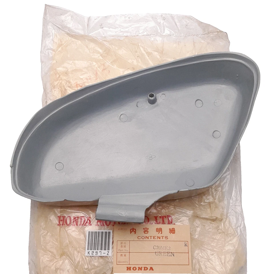 Caja de cuadro de cubierta lateral Honda C70 C90 batería NOS #3 Foto 2 de 4
