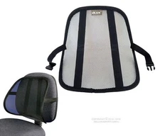 DLUX New Buckle Strap Thicker Back Mesh Lumbar Support