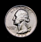 1952-S Washington Quarter BU++++