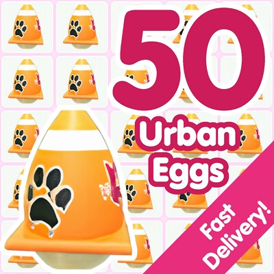 50 Urban Eggs   US Seller   Adopt From Me Today!