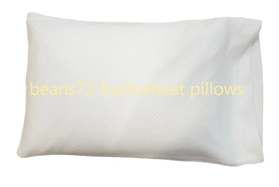 Funda de almohada acolchada de algodón para almohadas de trigo sarraceno beans72 - tamaño king 20x36 Foto 3 de 3