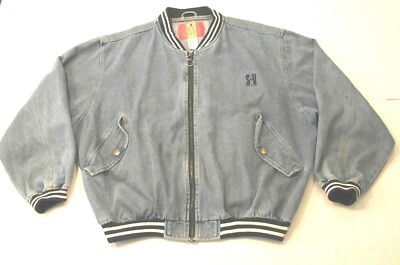 Retro SERGIO VALENTE designer Men's Medium Blue Denim