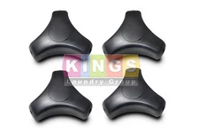 4pcs Black Door Knob Handle for Gen6 Wascomat Washers W620-675 part # 195501