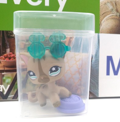 Littlest Pet Shop 468 Gray Striped Cat Kitty Short Hair