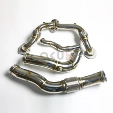 QK FOR AUDI B5 S4 2.7 SINGLE PTE TURBO FLANGE UPGRADE PIPE KIT