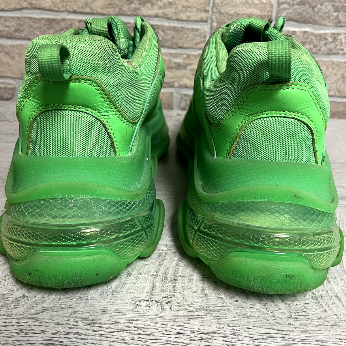 BALENCIAGA 541624 TRIPLE S CLEAR SOLE TRAINER sneakers/ shoes 44