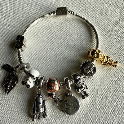 Pandora Star Wars Charm Bracelet, 20cm, Stunning Collectible Set