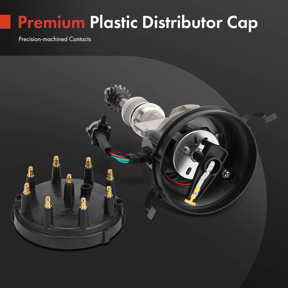 Distribuidor de ignição com tampa e rotor para Ford F-250 F-350 F-600 F-700 F-Super Duty - Imagem 4 de 4