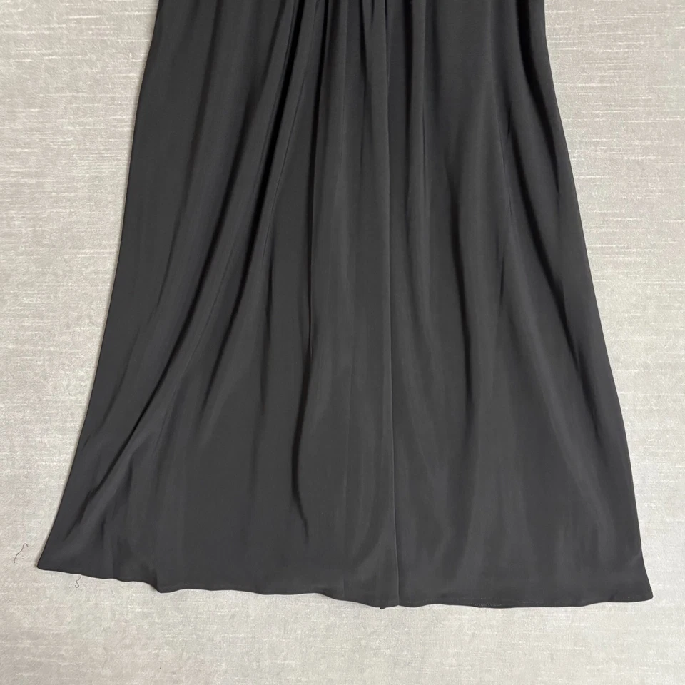 Vintage y2k Dress 14 Black Babydoll Slip Party Cocktail Evening Casual Date 90s - Image 3 of 4