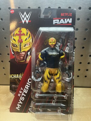 WWE Mattel Rey Mysterio Netflix Raw Basic Wrestling Figure 2025