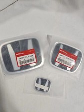 Genuine 3pcs Black Front Rear Steering Adhesive Emblem Badge Accord 2018-2022 Genuine 3pcs Black Front Rear Steering Adhesive Emblem Badge Accord 2018-2022