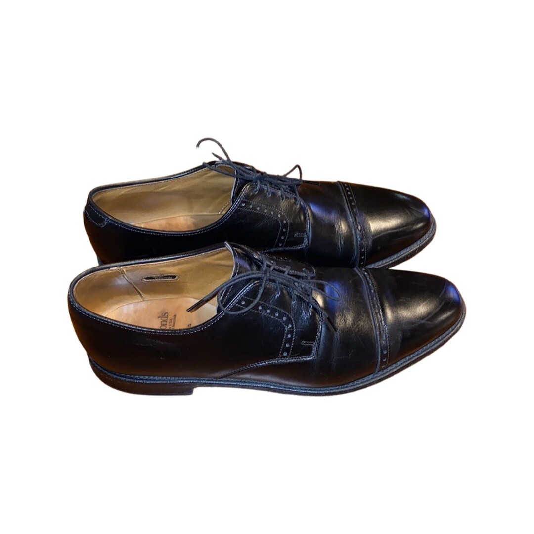 black leather clifton dress Allen Edmonds Shoes Size 11 Faux leather