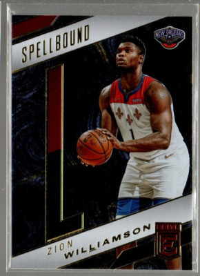 2021-22 Elite Spellbound Asia Red and Green #30 Zion Williamson 