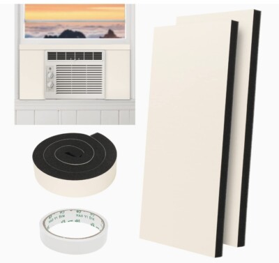 Window Air Conditioner Insulation Foam Panels, AC Side Surround Panels Kit