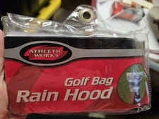 Athletic Works Golf Bag Rain Hood New Clear
