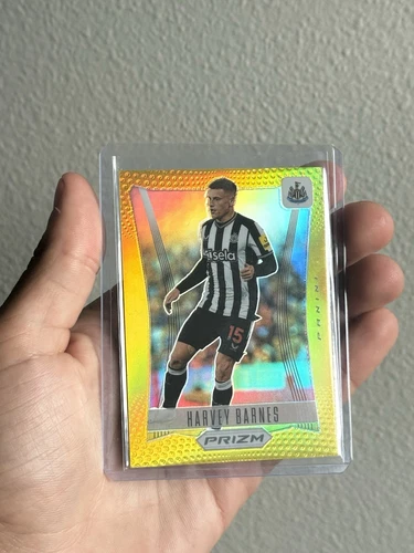 2023-24 Panini Prizm EPL Harvey Barnes Flashback 2012 Gold Prizm /10 #26