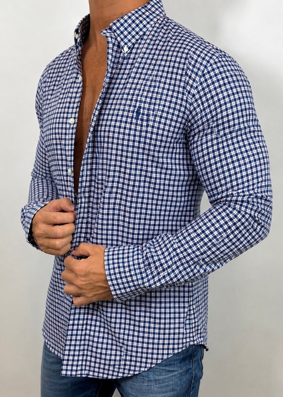 mens - POLO RALPH LAUREN shirt - XL - CLASSIC FIT - CHECK Button-Down Multicolor