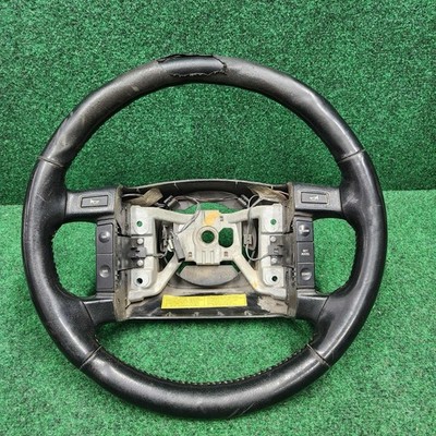 92 93 94 95 96 Ford F150 F250 F350 Steering Wheel Black Leather OEM
