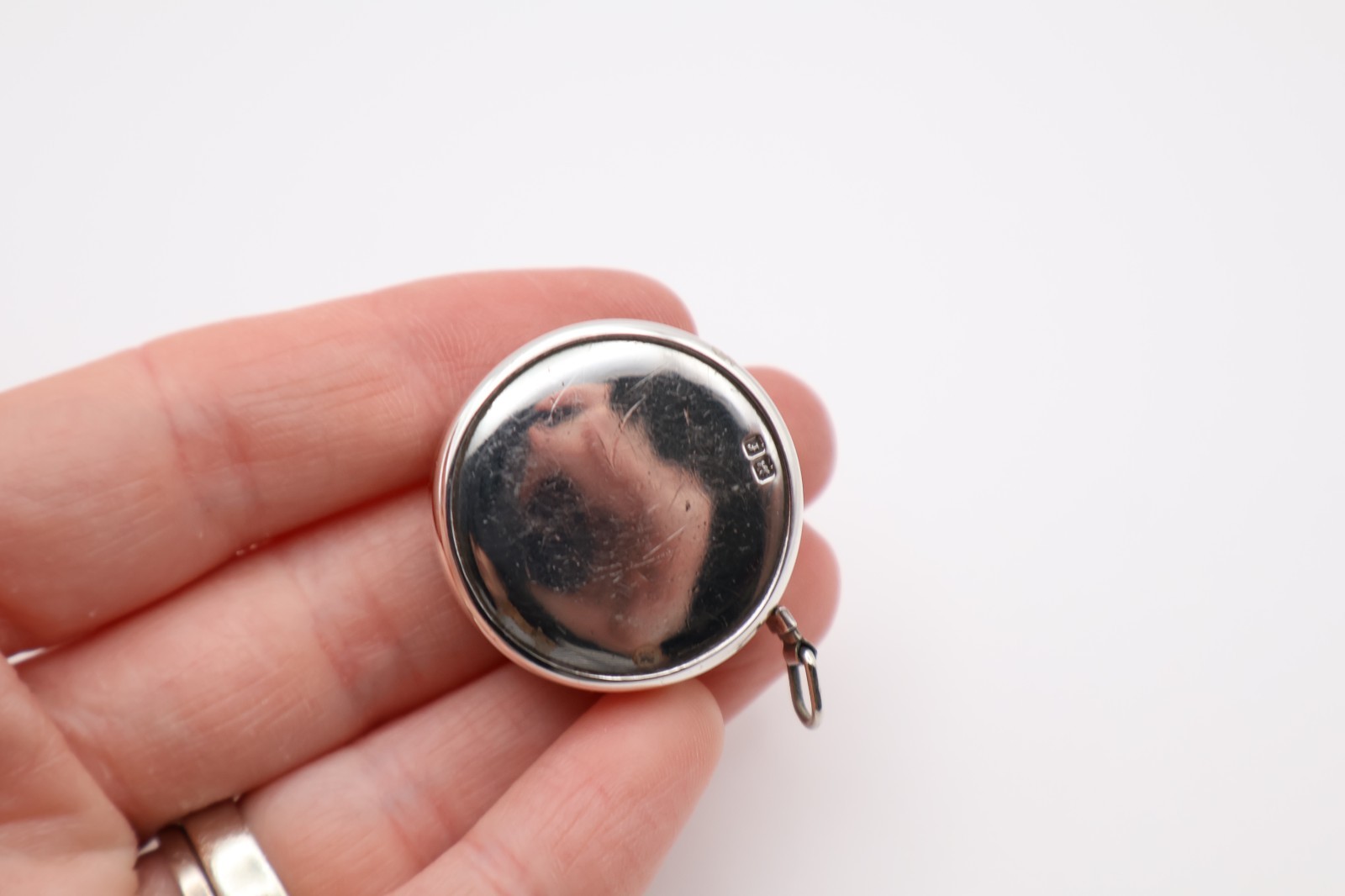 Antique Sterling Silver Tape Measure Hallmarked Birmingham 1905