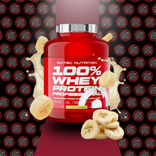Scitec Nutrition 100% Whey Professional PROTEIN 2350g Eiweiß BANANE