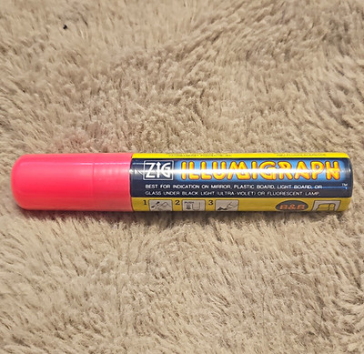 ZIG ILLUMIGRAPH Fluoreszierender Marker Pink PMA-720 wasserbasiert Pigmenttinte