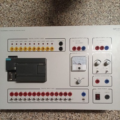 Appli-Com PLC Panel Training System 14DI/10DO, 2AI/1A0 - 220V