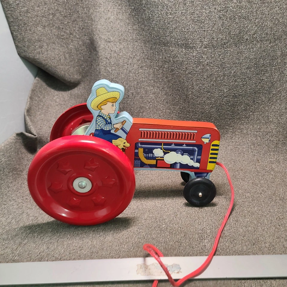 Tractor de tracción de juguete Schylling - Excelente estado / Campanas excelente estado Foto 4 de 4