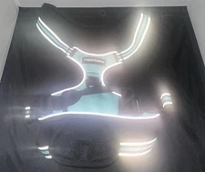 🐶RABBITGOO Dog Harness No-pull Pet Adjustable Outdoor Vest, Size L- Blue/Black