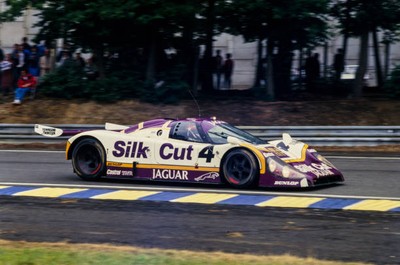 Eddie Cheever Raul Boesel Jan Lammers Silk Cut Jaguar Jaguar XJR 8- Old Photo 1